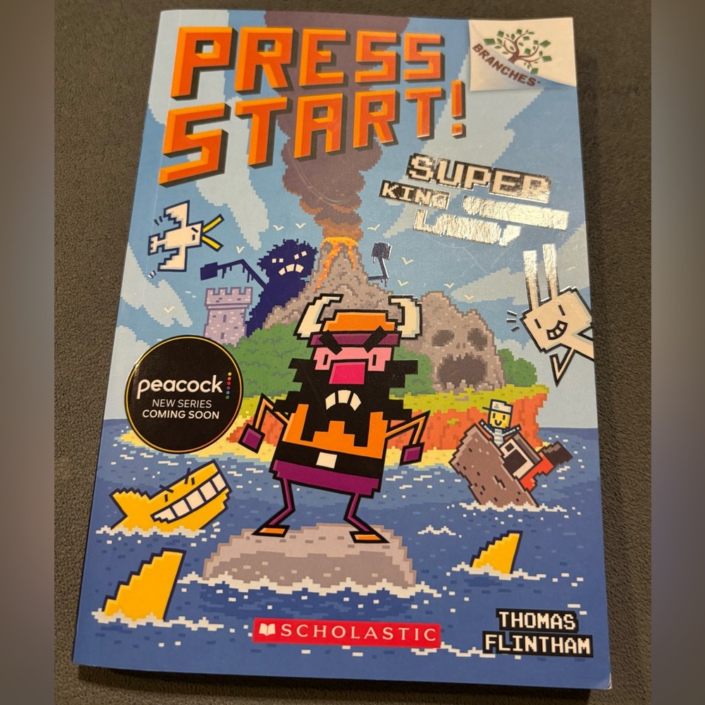 Press Start! Super King Viking Land! Book
